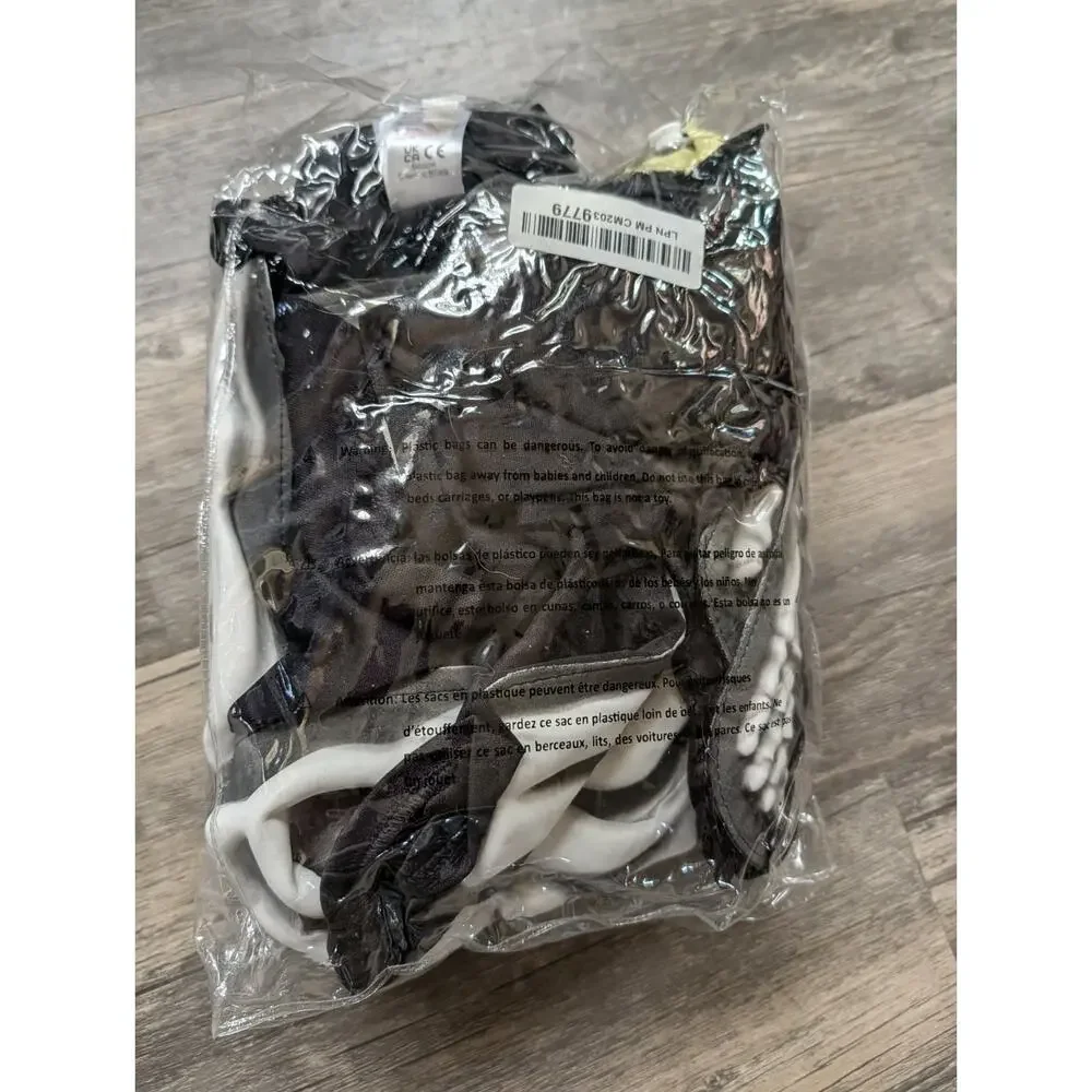 Morph Glow In The Dark Skeleton Kids Halloween Costume Size M 7-9 Years